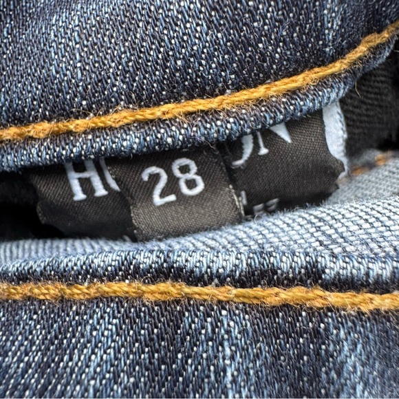 Hudson Nico Super Skinny Midrise Jeans Dark Blue Skinny Jeans - Picture 6 of 10